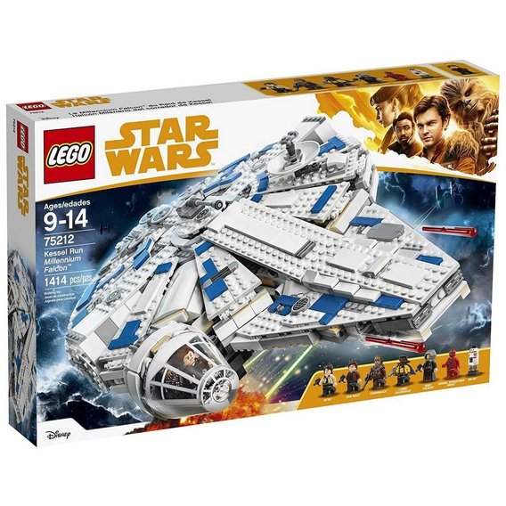 Конструктор LEGO Star Wars Сокол Тысячелетия на Дуге Кесселя 1414 деталей (75212)