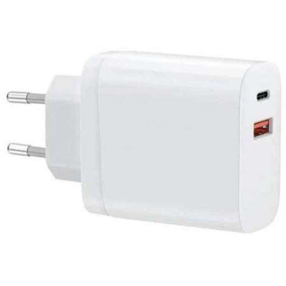 Зарядное устройство WIWU Wall Charger USB+USB-C PD+QC 20W White (RY-U20-A)