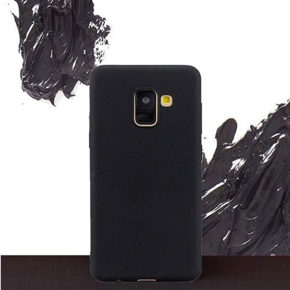 Аксессуар для смартфона Mobile Case Silicone Cover Black for Samsung J600 Galaxy J6 2018