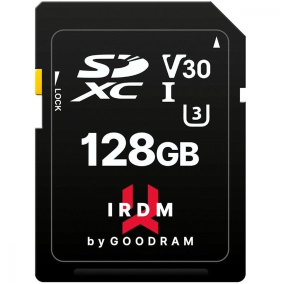 Карта памяти GOODRAM 128GB microSDXC class 10 UHS-I/U3 IRDM (IR-M3AA-1280R12)