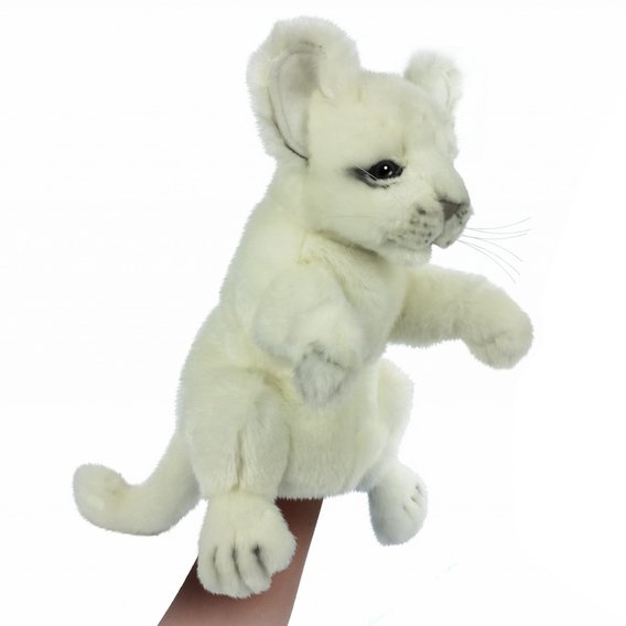 Мягкая игрушка Hansa Белый Львенок, серии Puppet (7850)
