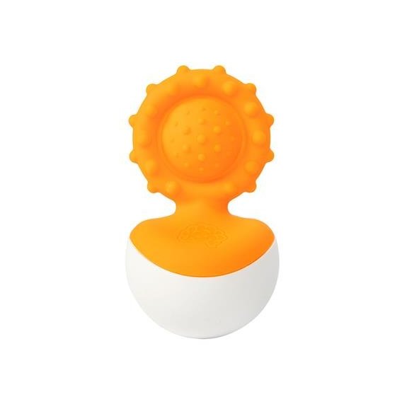 Прорезыватель-неваляшка Fat Brain Toys dimpl wobl оранжевый (F2172ML)
