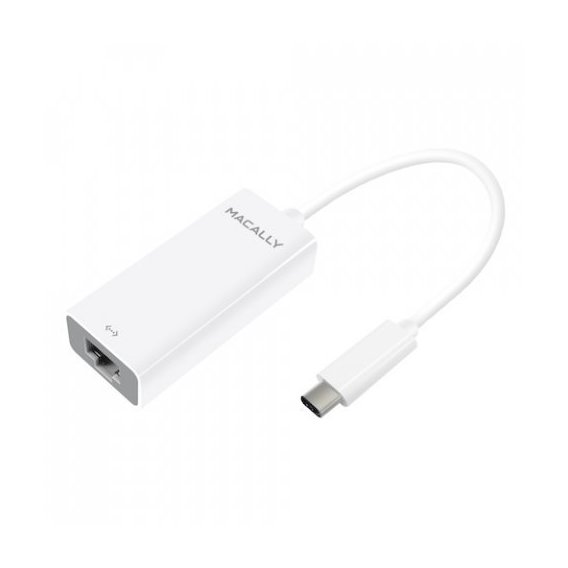Адаптер Macally Adapter USB-C to Gigabit Ethernet White (UCGB)