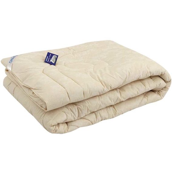 Одеяло Руно Комфорт плюс Молочное шерстяное 140х205 (321.02ШК+У_Молочний)