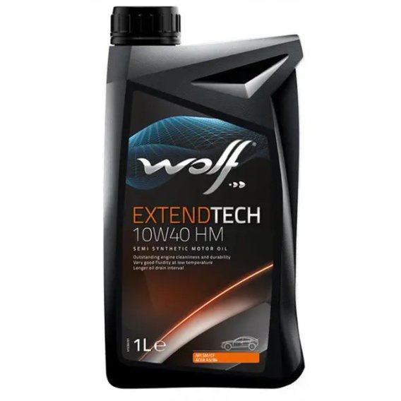 Моторное масло WOLF EXTENDTECH 10W40 HM 1Lx12