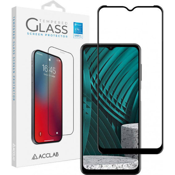 Аксессуар для смартфона ACCLAB Tempered Glass Full Glue Black for Samsung M127 Galaxy M12