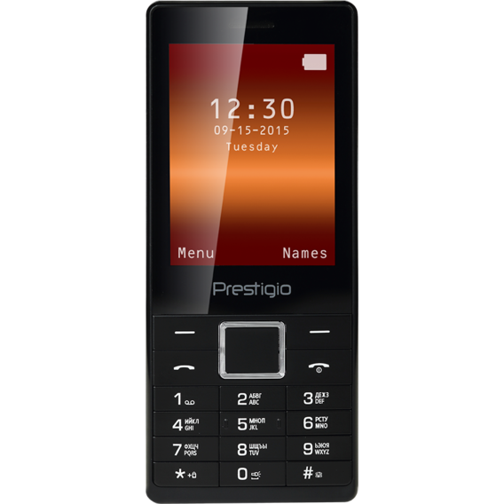 Мобильный телефон Prestigio Muze B1 1280 DS Black (UA UCRF)
