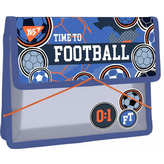 Папка для тетрадей Yes Football В5 пластиковая на резинке (491799)