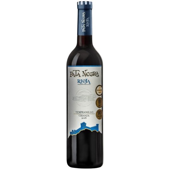 Вино Pata Negra DO Rioja Crianza 2016 Tempranillo червоне сухе 0.75л (DDSAT3C015)