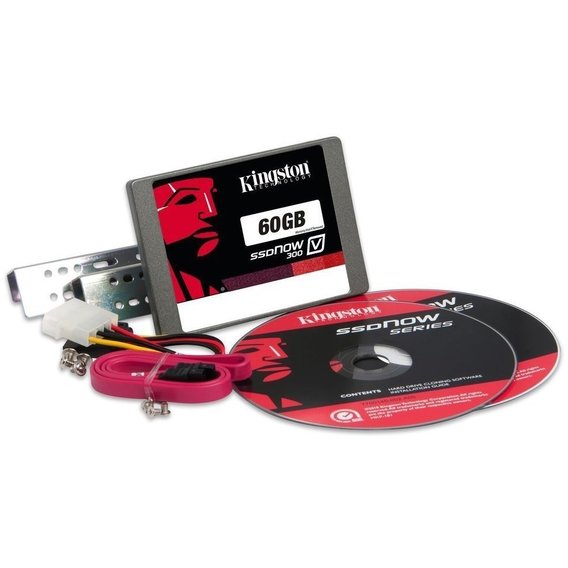 Kingston SSD 2.5" SATA 3.0 60GB V300 Desktop Bundle Kit (SV300S3D7/60G)