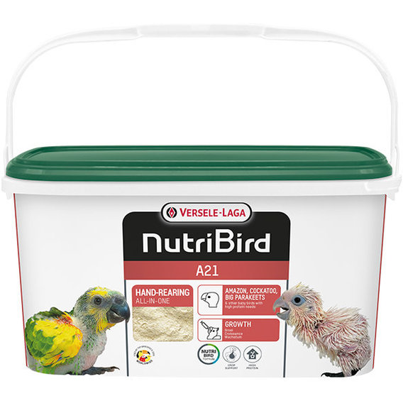 Молоко для пташенят середніх папуг та інших видів птахів Versele-Laga NutriBird A21 3 кг (56629)
