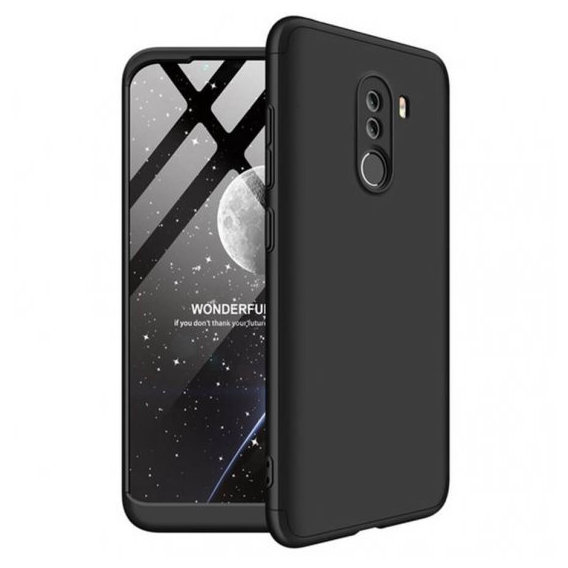 Аксесуар для смартфона LikGus Case 360° Black for Xiaomi Pocophone F1