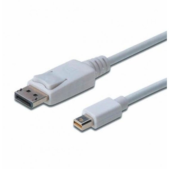 Кабель Digitus Cable ASSMANN MiniDisplayPort M to DisplayPort M 2m White (AK-340102-020-W)