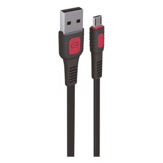 Кабель ArmorStandart USB Cable to microUSB 2.4A 1m Black (ARM59535)