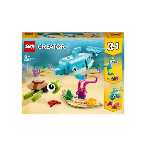 Конструктор LEGO Creator Дельфин и черепаха (31128)