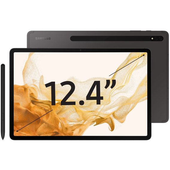 Планшет Samsung Galaxy Tab S8+ 8/128GB 5G Graphite (SM-X806BZAA)