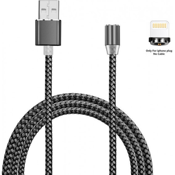 Кабель XOKO USB Cable to Lightning Magneto 1.2m Grey (SC-355i MGNT-GR)