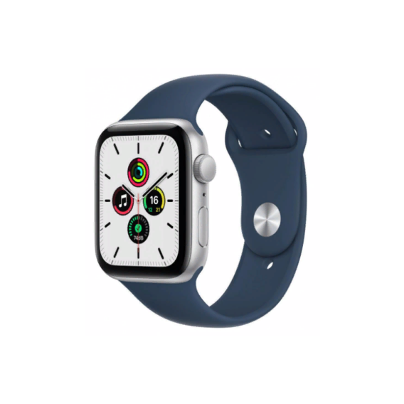 Apple Watch SE 40mm GPS Silver Aluminum Case with Abyss Blue Sport Band (MKNY3) Approved Витринный образец