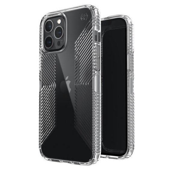 Аксессуар для iPhone Speck Presidio Perfect-Clear with Grips Case Clear (138506-5085) for iPhone 12 Pro Max