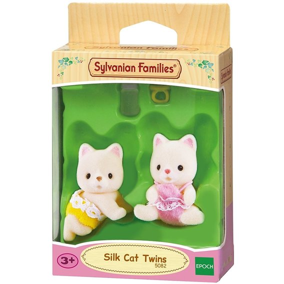 Игровой набор Sylvanian Families Шелковые Коты-двойняшки (5082)