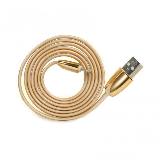 Кабель WK USB Cable to Lightning ChanYi 1m Gold (WKC-005)