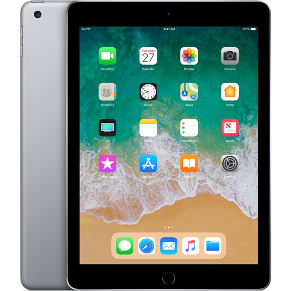 Планшет Apple iPad Wi-Fi + LTE 32GB Space Gray (MR6Y2) 2018