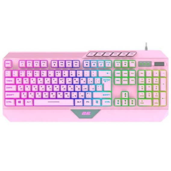 Клавиатура 2E Gaming KG315 RGB USB UA Pink (2E-KG315UPK)
