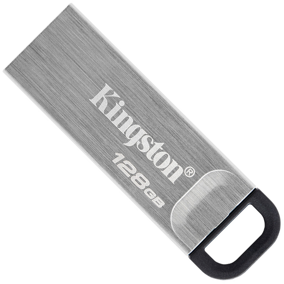 USB-флешка Kingston 128GB Kyson USB 3.2 Silver/Black (DTKN/128GB)