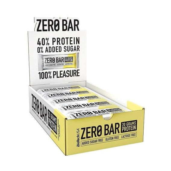 Протеиновые батончики ZERO Bar BioTechUSA 20х50 g / Chocolate - banana