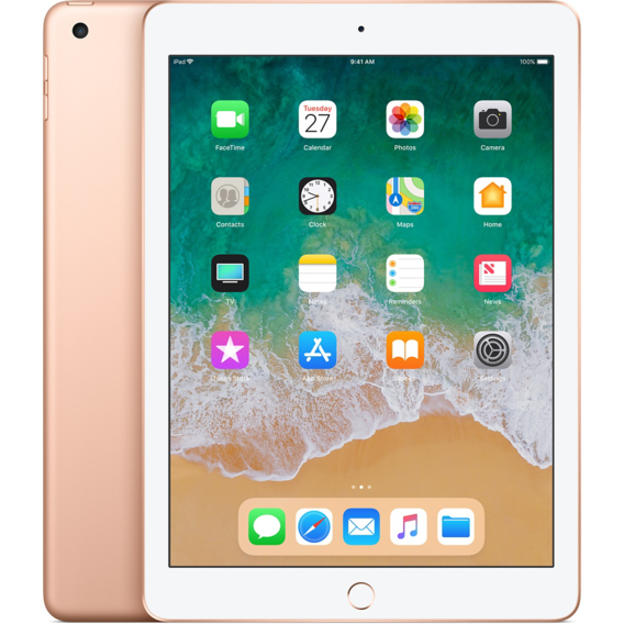 Планшет Apple iPad Wi-Fi + LTE 128GB Gold (MRM22) 2018