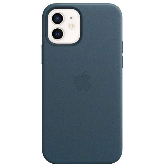 Аксессуар для iPhone Apple Leather Case with MagSafe Baltic Blue (MHKE3) for iPhone 12/iPhone 12 Pro