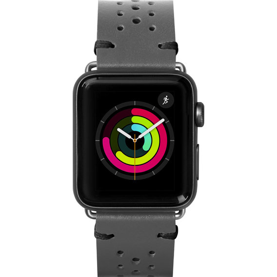 Аксессуар для Watch LAUT Heritage Watch Strap Slate Grey (LAUT_AWL_HE_GY) for Apple Watch 42/44/45mm