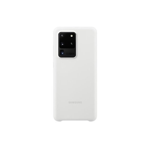 Аксессуар для смартфона Samsung Silicone Cover White (EF-PG988TWEGRU) for Samsung G988 Galaxy S20 Ultra