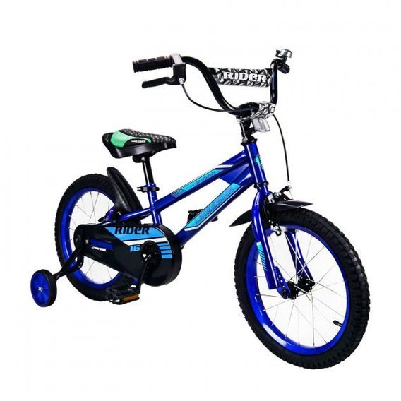 Велосипед 2-х колесный 12'' 211207 Like2bike Rider, синий, рама сталь, со звонком