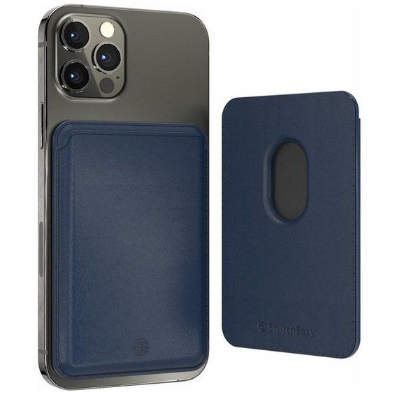Аксессуар для iPhone Switcheasy MagWallet Navy Blue (GS-103-168-229-142) for iPhone 12/13 Series