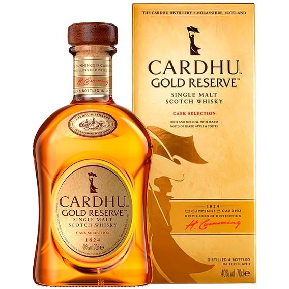 Виски Cardhu Gold Reserve, 0.7л 40% (BDA1WS-WSM070-044)