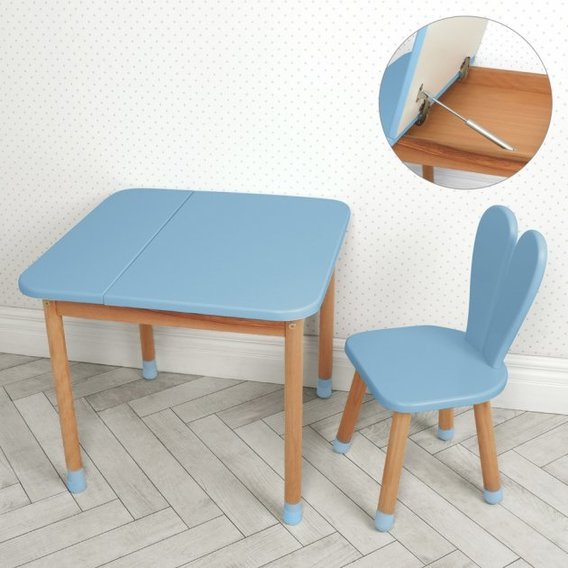Столик со стульчиком Bambi Зайчик 04-025BLAKYTN-BOX Blue