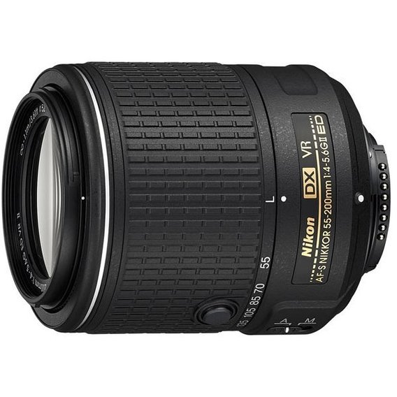 Объектив для фотоаппарата Nikon 55-200mm f/4-5.6G AF-S VR II DX Zoom-Nikkor Официальная гарантия