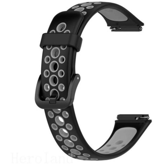 BeCover Vents Style Black-Gray (709438) for Huawei Band 7
