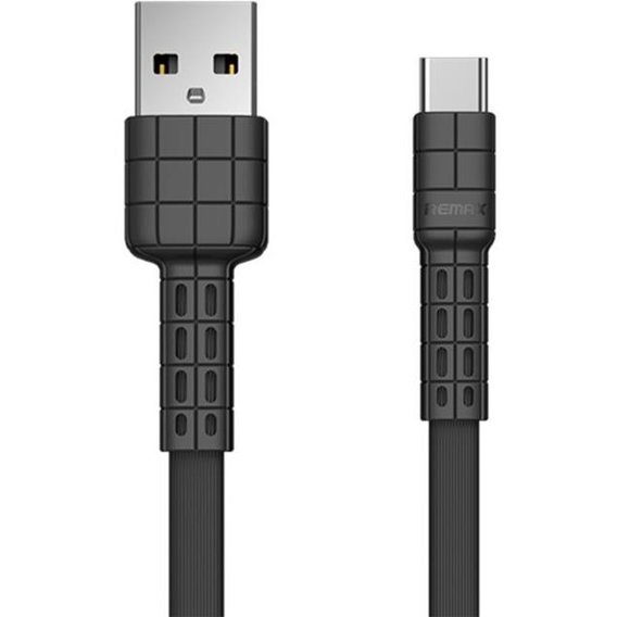Кабель Remax USB Cable to USB-C Armor 1m Black (RC-116A-BLACK)