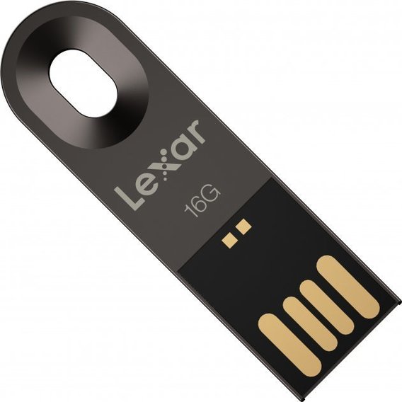 USB-флешка Lexar 16GB JumpDrive M25 Titanium Gray USB 2.0 (LJDM025016G-BNQNG)