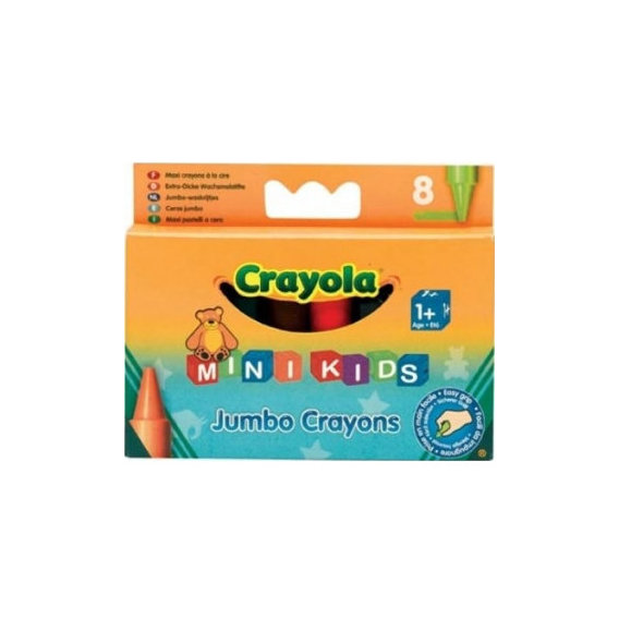 Crayola 8 восковых мелков для самых маленьких 0080