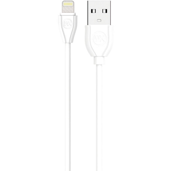 Кабель WK USB Cable to Lightning Ultra Speed 1m White