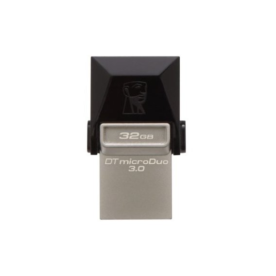 USB-флешка Kingston 32GB DataTraveler MicroDuo USB 3.0/microUSB Black/Silver (DTDUO3/32GB)