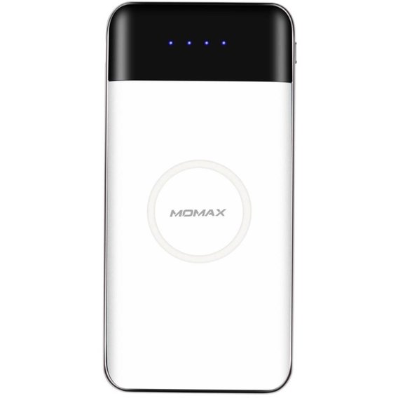 Внешний аккумулятор Momax Power Bank 10000mAh Air Wireless External White (IP80W)