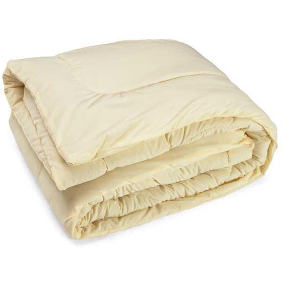 Одеяло Руно 140х205 шерстяное "Комфорт +" молочное (321.52ШК+У_Молочний)