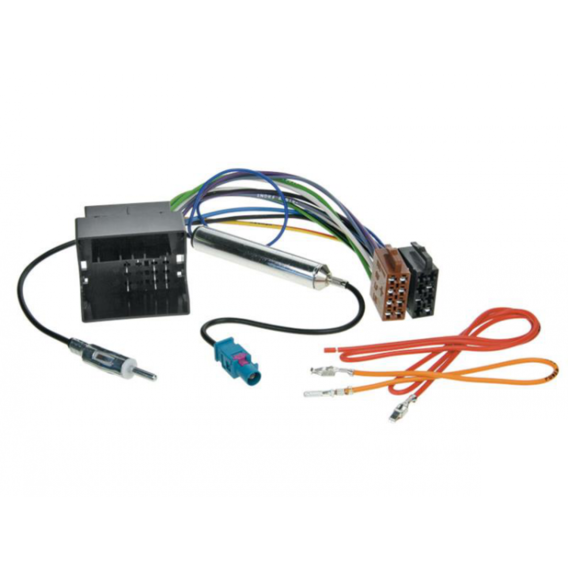 Переходник ISO-1324-46 с антенным адаптером (Audi, Seat, Skoda, VW)