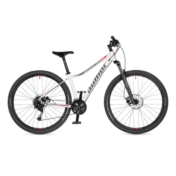 Велосипед AUTHOR 2023 Solution ASL 29, рама 16 белый/красный/серебристый (2023173)