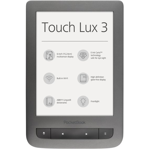 Электронная книга PocketBook Touch Lux 3 (Gray)