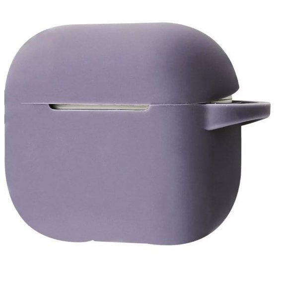 Чехол для наушников TPU Case Shock-proof Lavender Gray for Apple AirPods 3